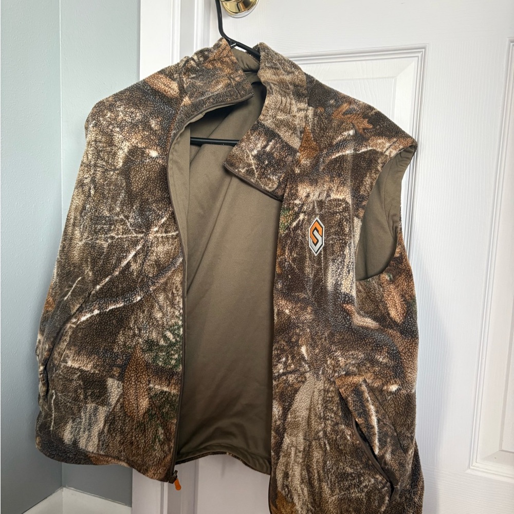 Men's Camouflage scent lok reversible vest